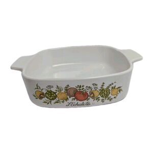 Vintage 1970’s Spice Of Life L'Echalote Corning Ware A-1-B 1 QT. Casserole Dish